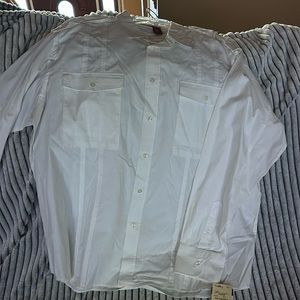 XXL Mens, Roca Wear Long Sleeve White button down never worn.